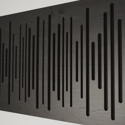 DTX Design Large Timber Grooved Acoustic Panel with LED Lighting