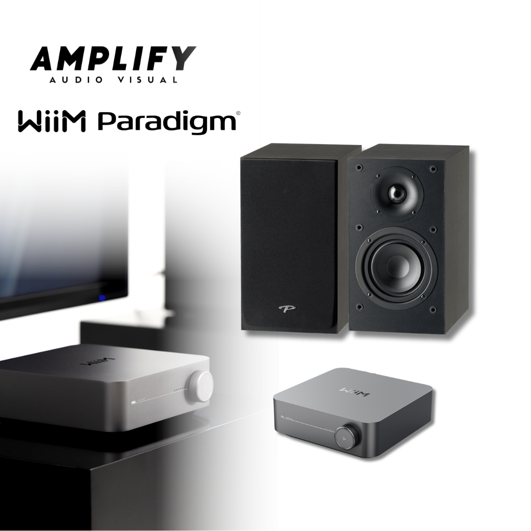 Paradigm Monitor SE Atom Speakers + Wiim Amp Bundle