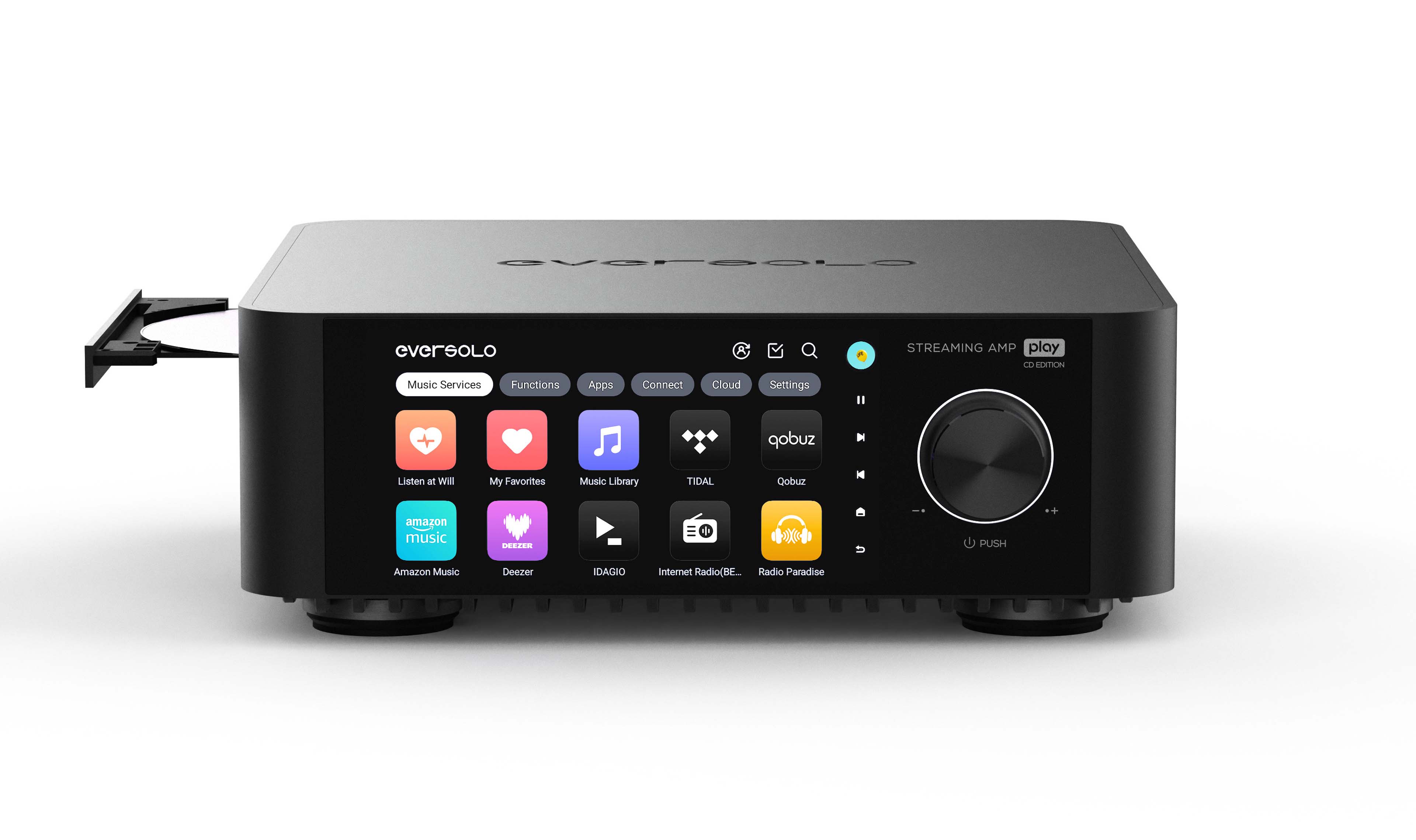 Paradigm Premier 200B Bookshelf Speakers + Eversolo Play CD Player edition Bundle