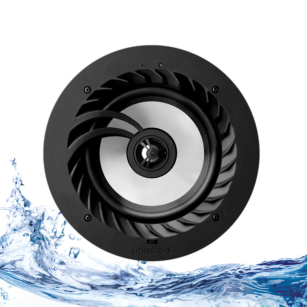 Lithe Audio 6.5" 2-Way Passive Slave IP44 Ceiling Speaker (Single)