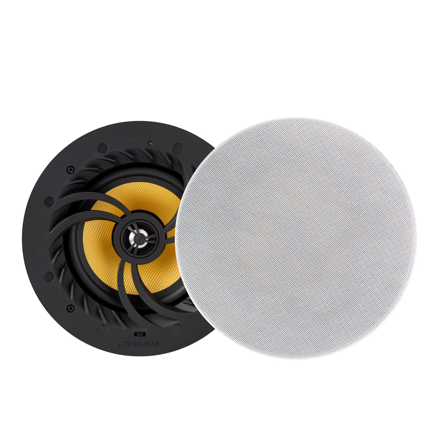 Lithe Audio 6.5" Wi-Fi Pro Multi-Room Ceiling Speaker (Pair or Single speaker options) (POE options)