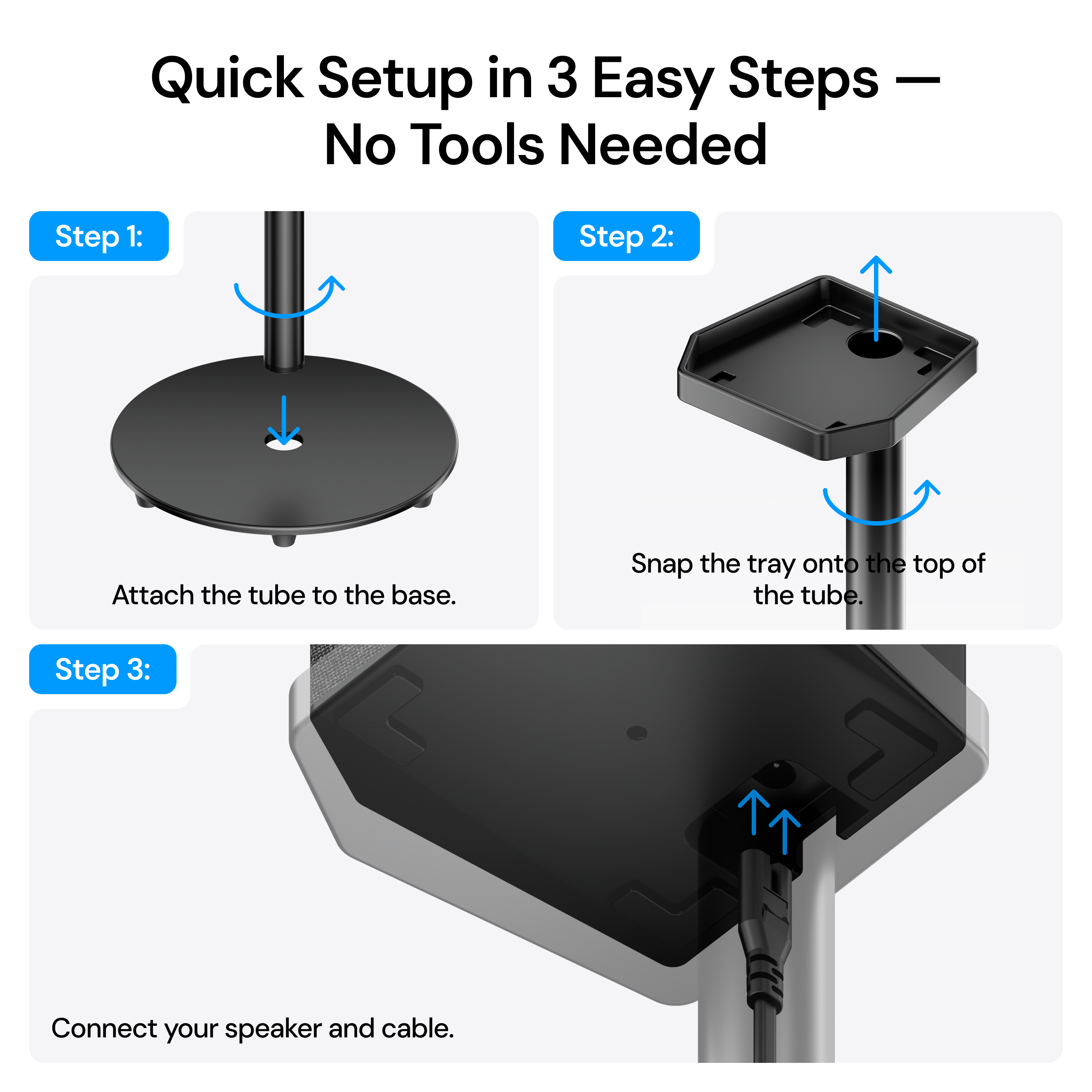 Valerion Thunderbeat Speaker Floor Stands