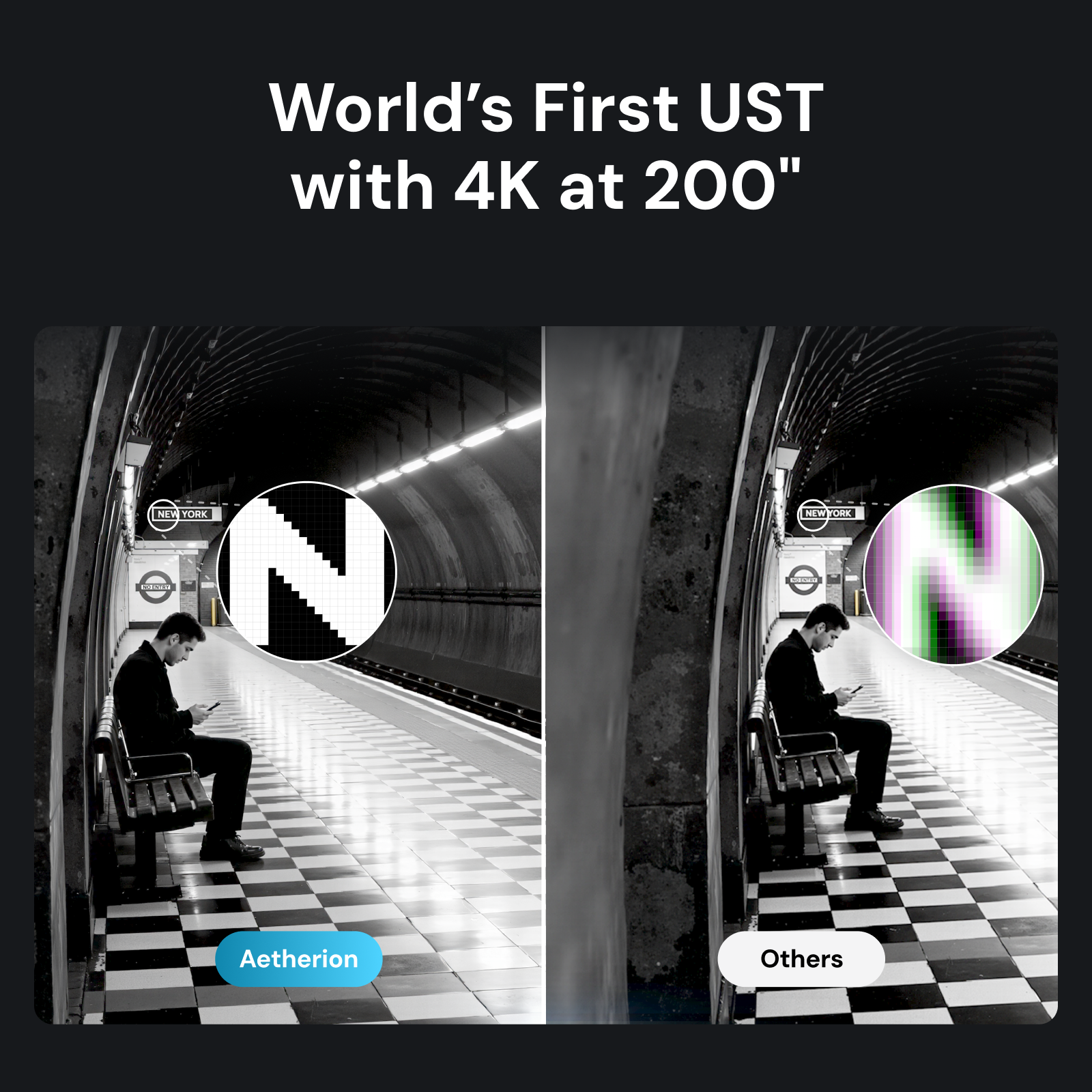 AWOL Aetherion Pro 4K RGB Laser UST Projector