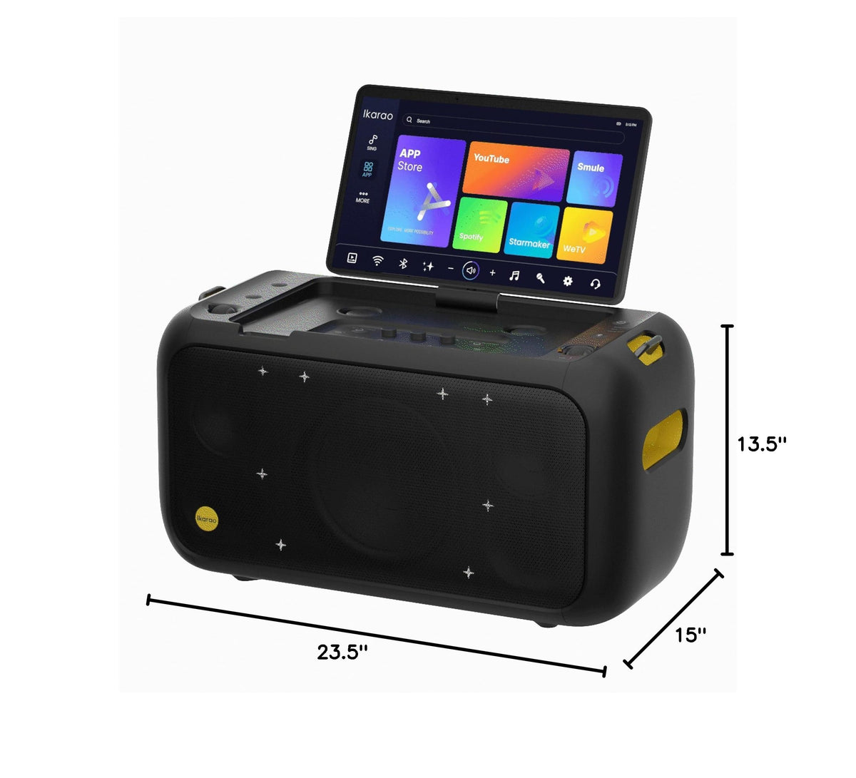 iKarao Break X1 Portable Karaoke Machine Black