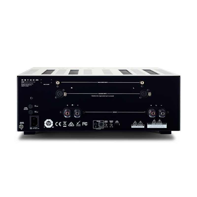 Anthem STR Power Amplifier Silver rear