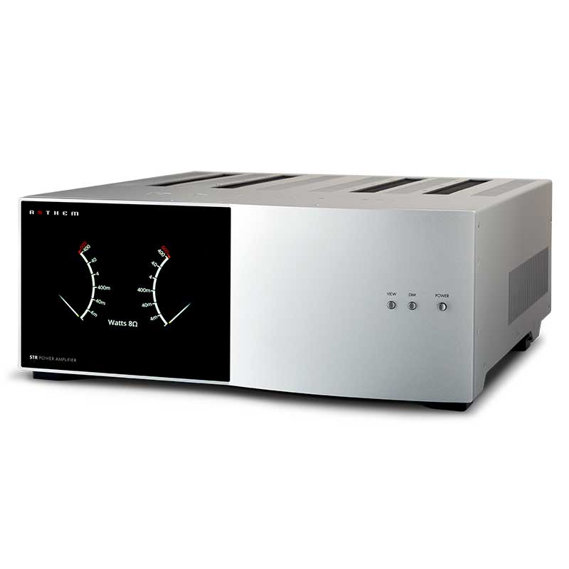 Anthem STR Power Amplifier Silver angle
