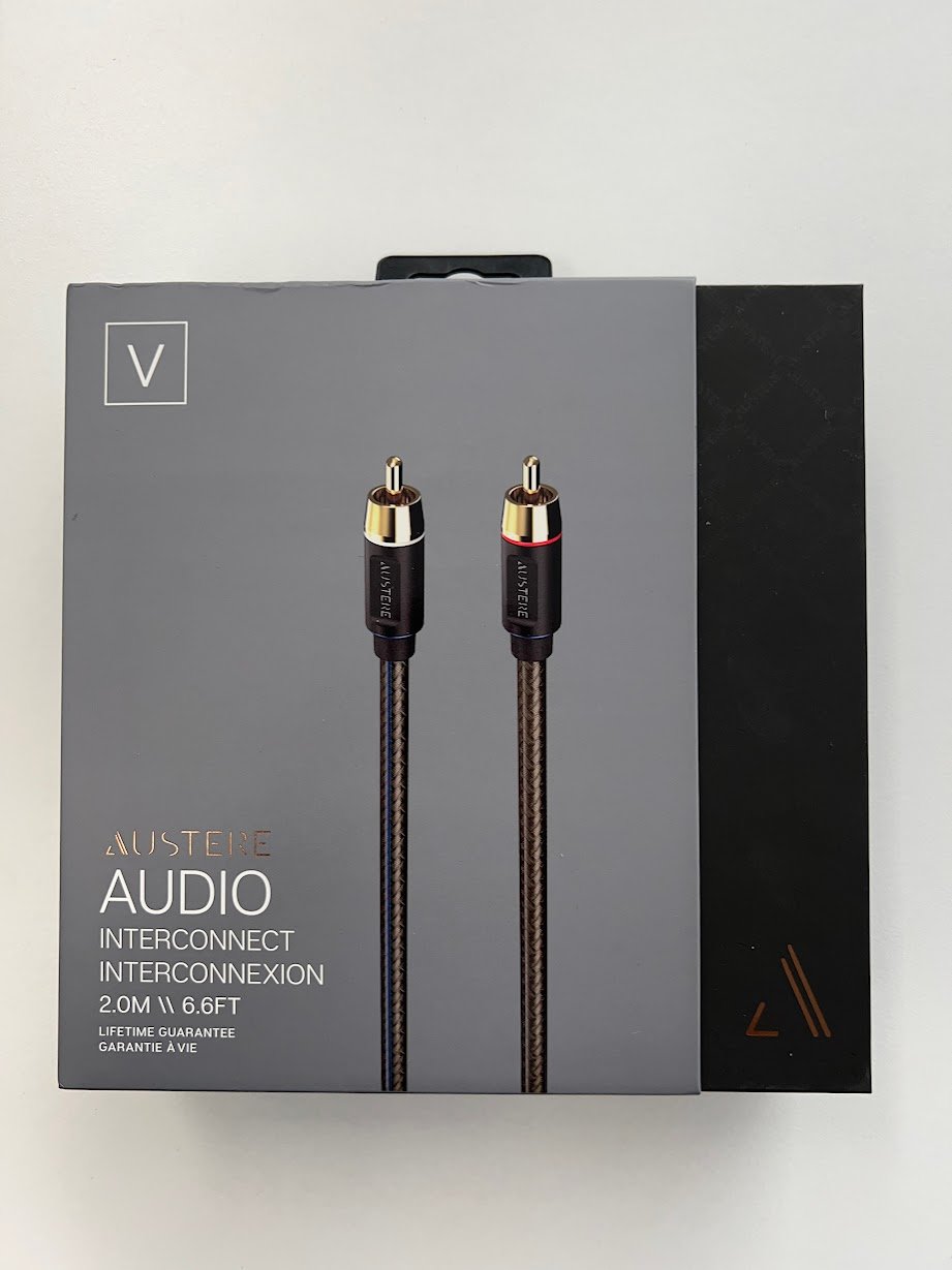 Austere Audio V Series Audio Interconnect RCA Cable 2 Metre
