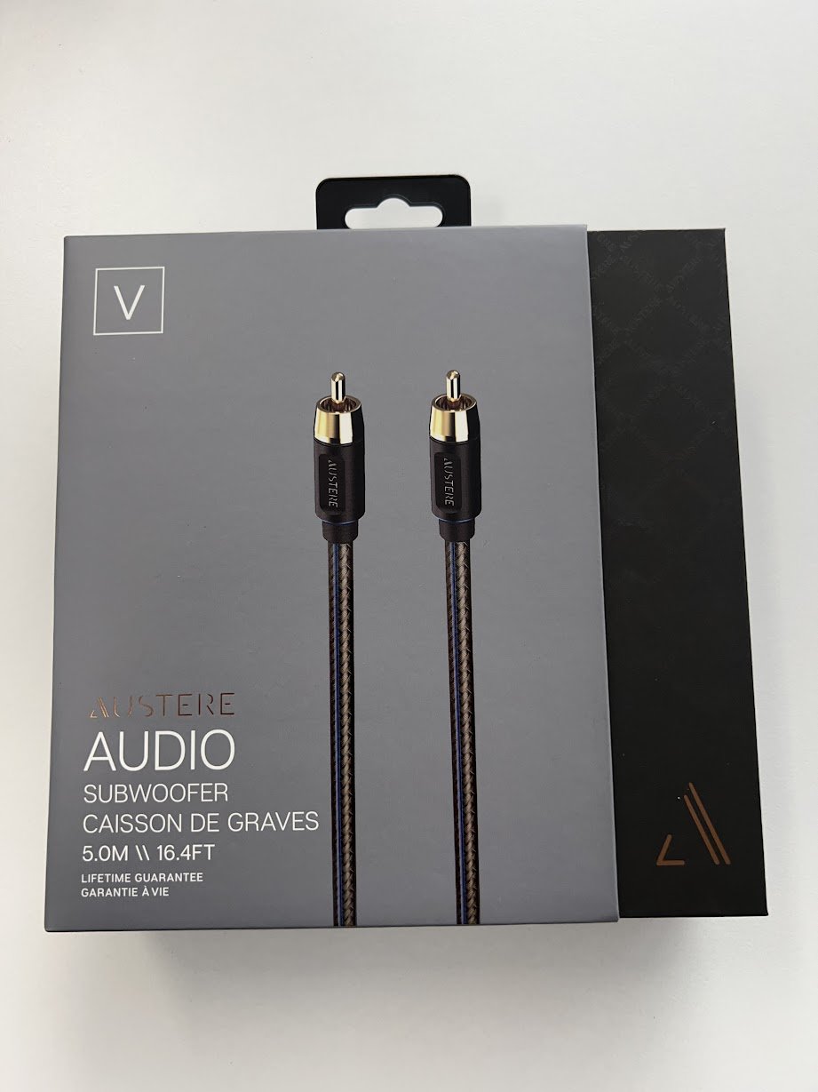 Austere Audio V Series Subwoofer Cable 5 Metre