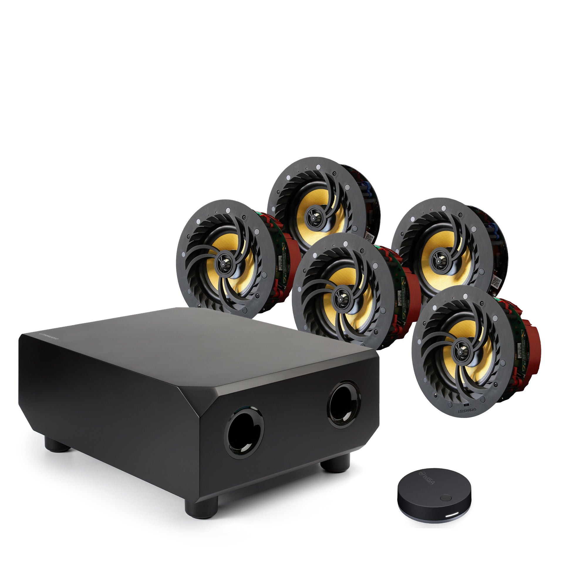 Lithe 5.1 Wireless In-Ceiling Surround Sound Cinema Kit - With WiSA SoundSend