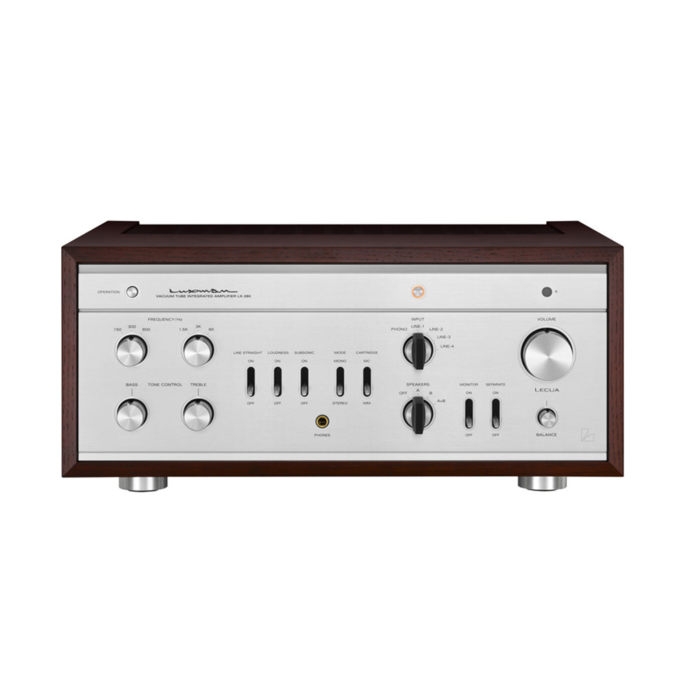 Luxman LX-380 Vacuum Tube Integrated Amp Aluminum Silver