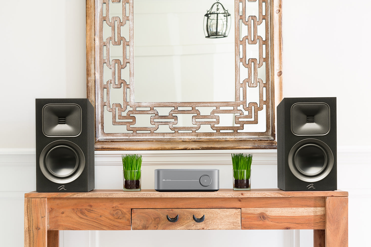 Martin Logan Motion Foundation B1 Speakers + Wiim Amp Bundle