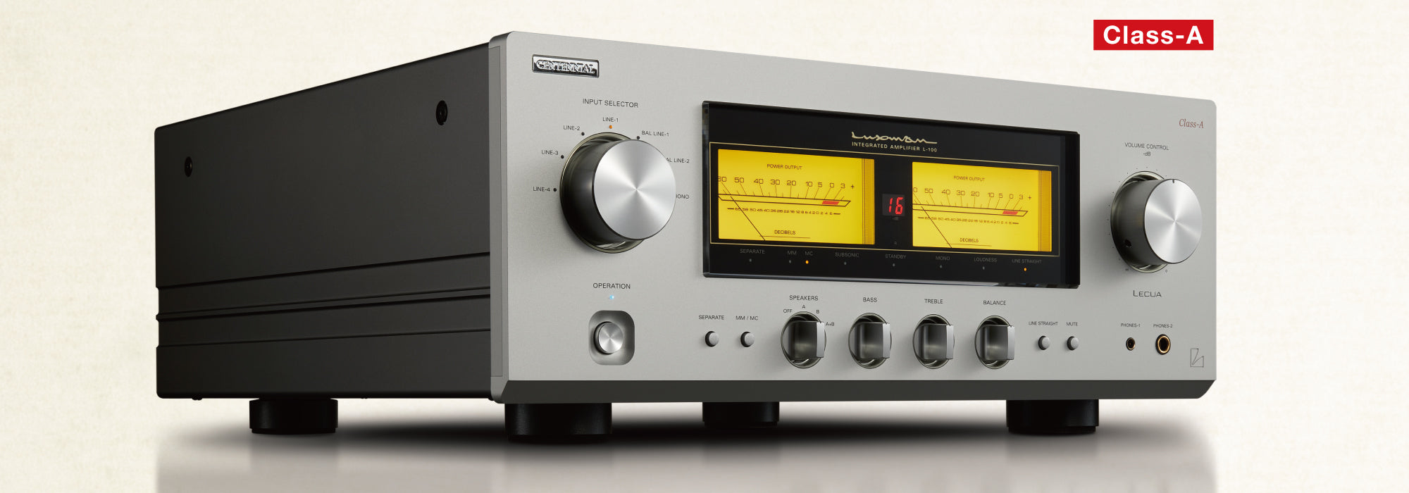 Luxman L-100 Centennial Integrated Amplifier Silver