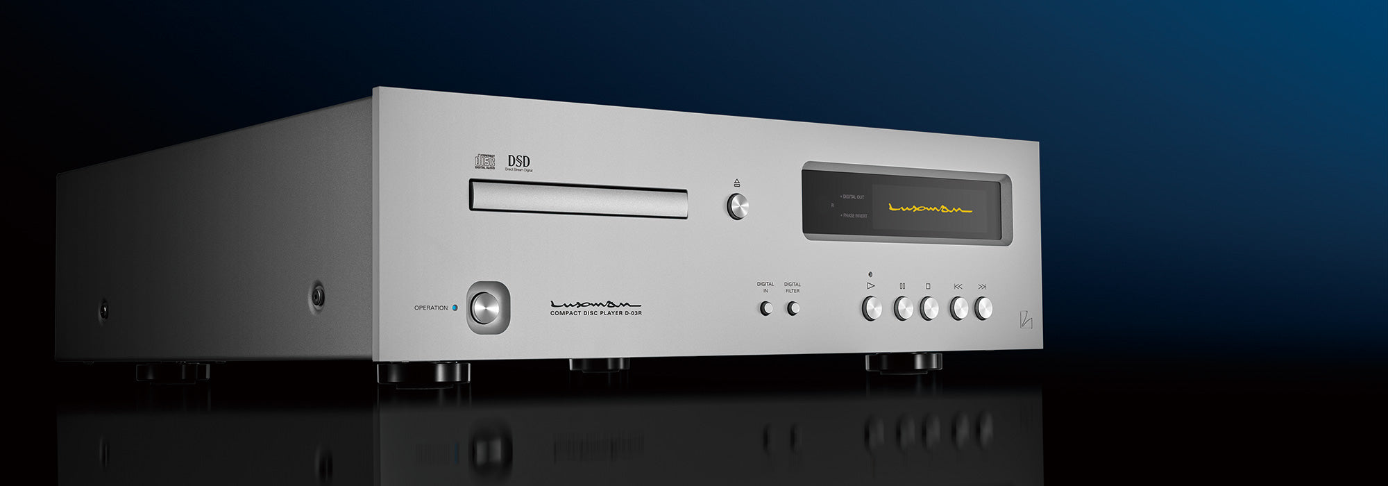 Luxman D-03R CD Player Silver