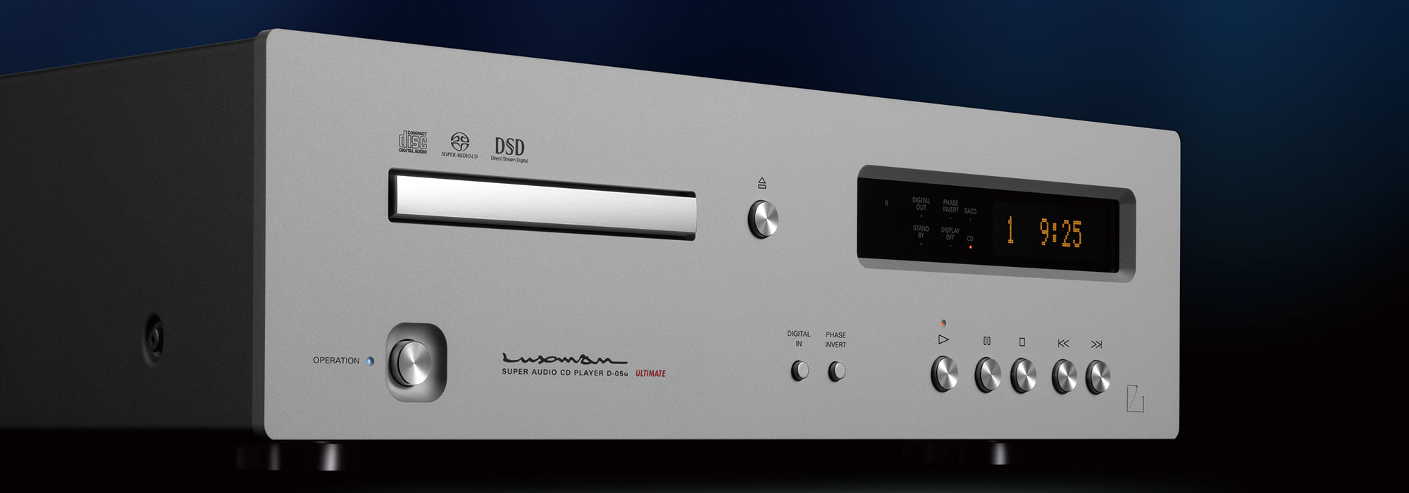 Luxman D-05u SACD/CD Player front view