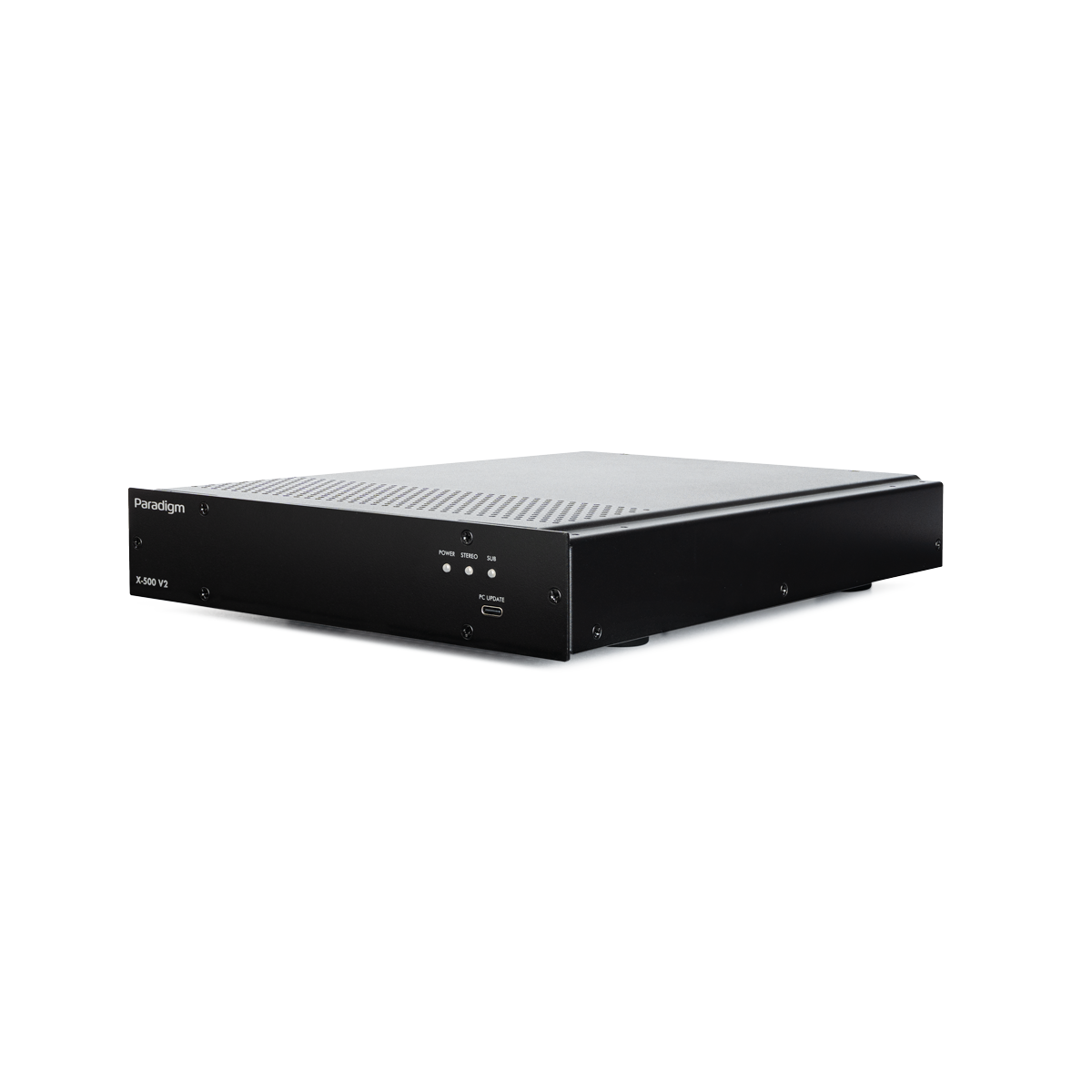 Paradigm X-500 V2 power amplifier front